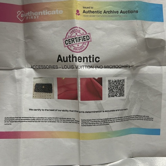 Louis Vuitton multicolor Sarah wallet. - Picture 7 of 7